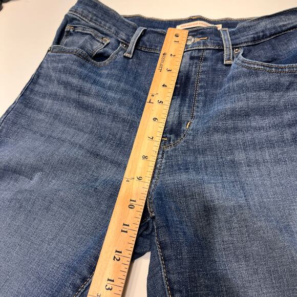 Levi's Blue 724 High Rise Straight Jeans Size 29 - Picture 12 of 14